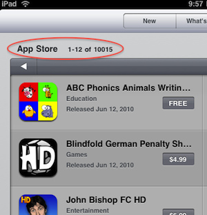 �O����(y��ng)���̵ꔵ(sh��)��(j��)�@ʾ��iPad��(y��ng)���ѽ�(j��ng)ͻ��1�f(w��n)��(g��)